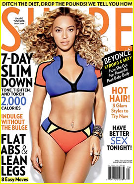 Beyonce Flaunts Bikini Body for 'Shape' Magazine April 2013