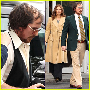 Christian Bale: Comb Over Cut for 'Abscam' with Amy Adams!