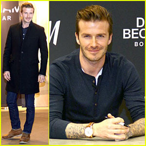 David Beckham: H&M Bodywear Promotion in Berlin!