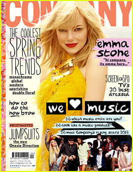 Emma Stone Covers 'Company' April 2013