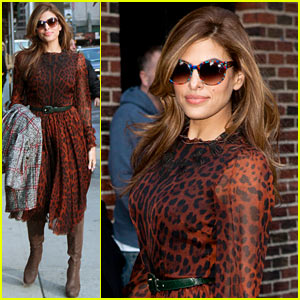 Eva Mendes: 'Late Show with David Letterman' Tonight!