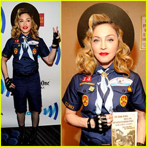 Madonna: Boy Scout Costume at GLAAD Media Awards 2013!