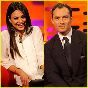 Mila Kunis & Jude Law: 'Graham Norton Show' Guests!