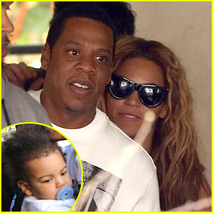 Beyonce & Jay-Z: Parisian Lunch with Blue Ivy Carter!