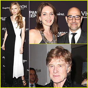 Brit Marling & Stanley Tucci: 'The Company You Keep' New York Premiere!