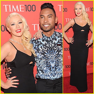 Christina Aguilera & Miguel - Time 100 Gala 2013 Red Carpet