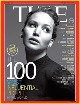 Jennifer Lawrence Covers Time's 100 Influential People Issue