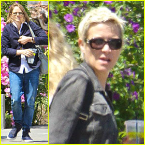 Jodie Foster: Lemonade Cafe with Gal Pal!