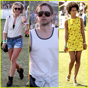 Julianne Hough & Jared Leto: Coachella Day 3 Roundup!