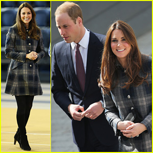 Kate Middleton: Pregnant Emirates Arena Visit with Prince William!
