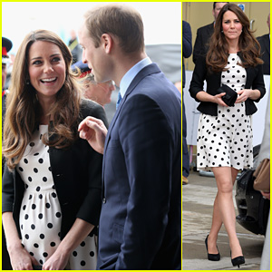 Kate Middleton: Pregnant Warner Bros. Studios Visit with Prince William!
