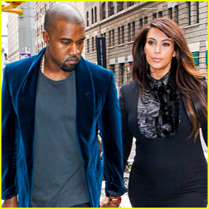 Kim Kardashian & Kanye West Hold Hands in New York