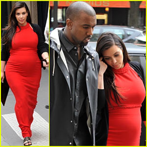 Pregnant Kim Kardashian & Kanye West: Reunited in Paris!