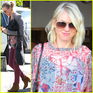 Naomi Watts: Golden Blonde After Hair Appointment!