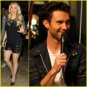 Adam Levine & Shakira: 'The Voice' on 'Extra'!