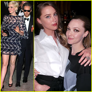 Anne Hathaway & Amanda Seyfried - Met Ball 2013 After Party