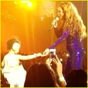 Beyonce Brings Toddler On Stage - Not Blue Ivy Carter!