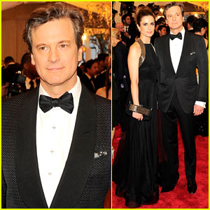 Colin Firth: Met Ball 2013 Red Carpet with Livia Giuggioli