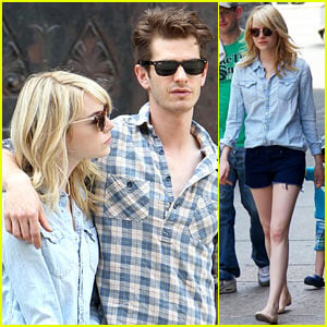 Emma Stone & Andrew Garfield Cuddle Up in NYC