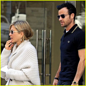 Jennifer Aniston & Justin Theroux: Upper East Side Shopping!