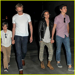 Jennifer Connelly & Paul Bettany: Rolling Stones Concert with the Kids