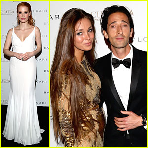 Jessica Chastain: 'Cleopatra' Cocktail Party!