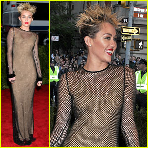 Miley Cyrus - Met Ball 2013 Red Carpet