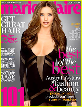 Miranda Kerr Covers 'Marie Claire Australia' June 2013