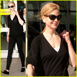 Nicole Kidman Jets to JFK After Closing Out Cannes!
