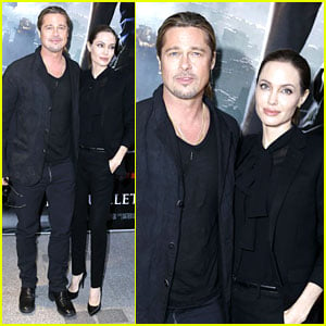 Angelina Jolie & Brad Pitt: 'World War Z' Paris Premiere!