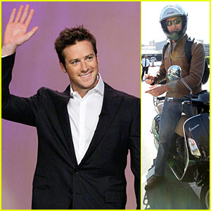 Armie Hammer: Motorcycle Rider After 'Leno' Appearance!