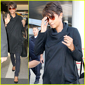 Halle Berry: LAX Arrival After Champs-Elysees Film Festival!