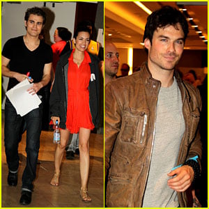 Ian Somerhalder & Paul Wesley: Another Day at BloodyCon!