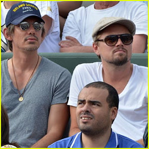 Leonardo DiCaprio Returns to French Open with Lukas Haas