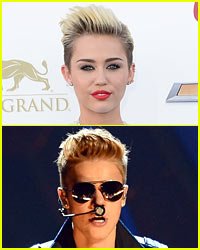Miley Cyrus & Justin Bieber Hang Out in Hollywood!