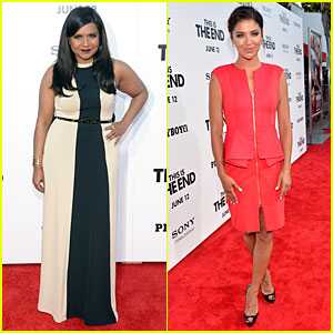 Mindy Kaling & Jessica Szohr: 'This Is The End' Los Angeles Premiere!