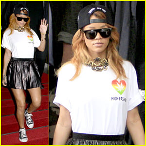 Rihanna: 'High Fashion' in Amsterdam!