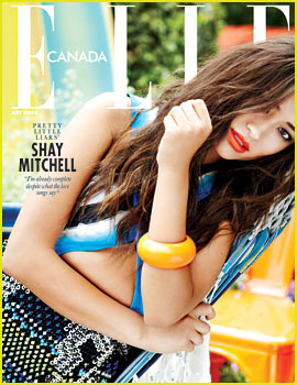 Shay Mitchell Covers 'Elle Canada' July 2013 - Exclusive Cover!