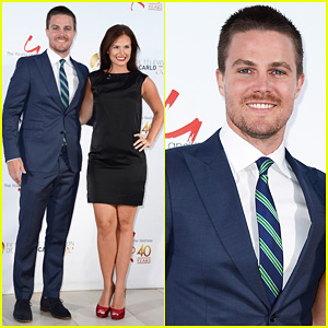 Stephen Amell & Pregnant Cassandra Jean: 'Young & the Restless' Anniversary Party!
