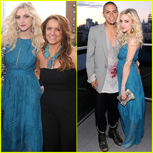 Ashlee Simpson: Jessica Simpson Campaign Launch with Evan Ross!