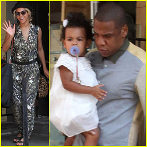Beyonce & Jay-Z: Family Lunch with Blue Ivy Carter!