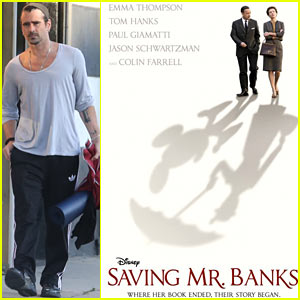 Colin Farrell: New 'Saving Mr. Banks' Poster Released!