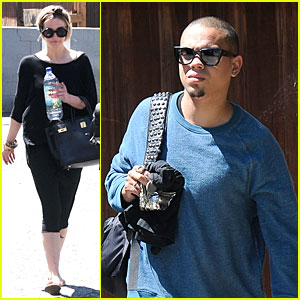 Evan Ross Camouflages Ashlee Simpson's House!