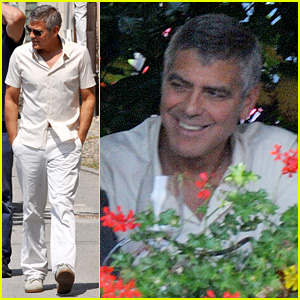 George Clooney Seen Smiling After Stacy Keibler Split