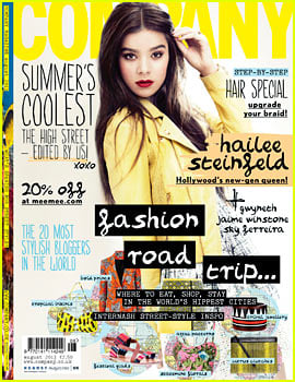 Hailee Steinfeld Covers 'Company' August 2013