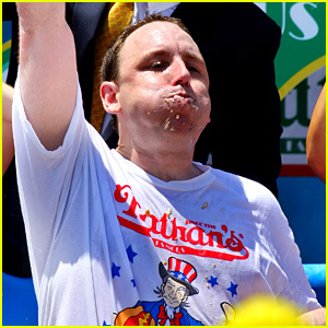 Joey Chestnut Breaks Hot Dog Record at Nathan's Competition