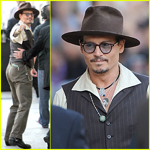 Johnny Depp: 'Lone Ranger' Promotion on 'Jimmy Kimmel Live'!
