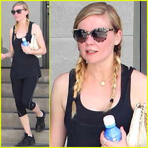 Kirsten Dunst Has a Braided Workout in Studio City!