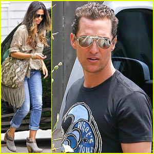 Matthew McConaughey & Camila Alves Step Out Before July 4