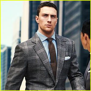 Aaron Taylor-Johnson Models Suits for 'GQ'
